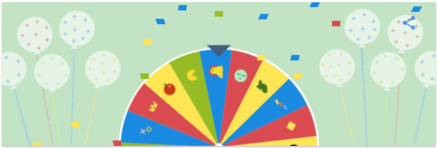 google birthday surprise spinner