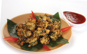 palak pakoda